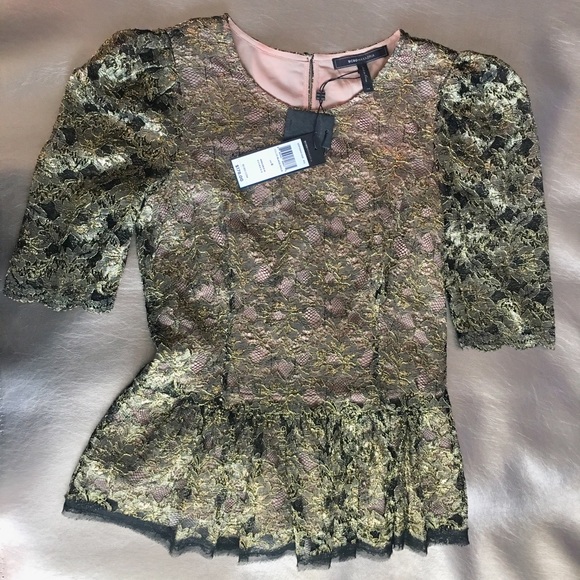 BCBGMaxAzria Tops - Peplum Top